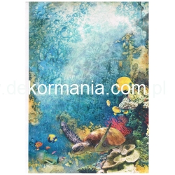 Papier ryżowy Ciao Bella A4 21*29,7cm P039 żółw, rybki